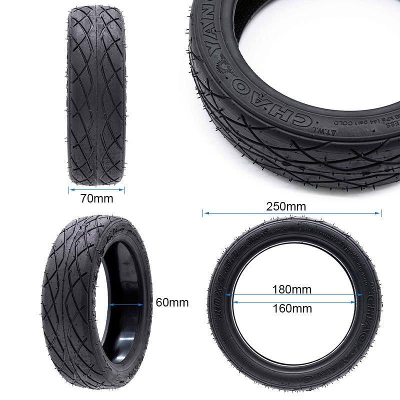 Däck - 10x2.5-6.5 - Gel - Tubeless